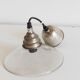 Suspension en verre vintage