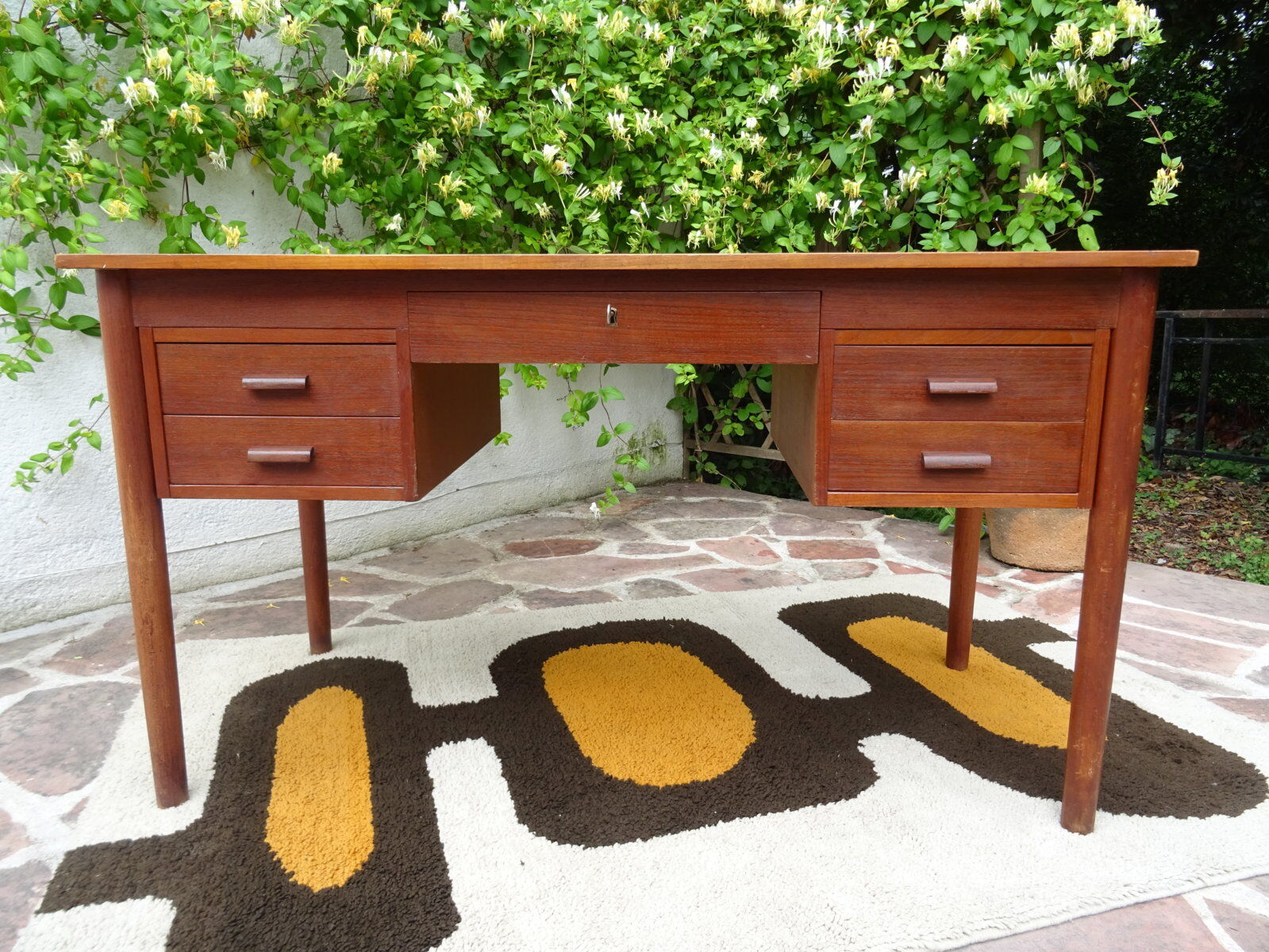 Scandinavian teak desk