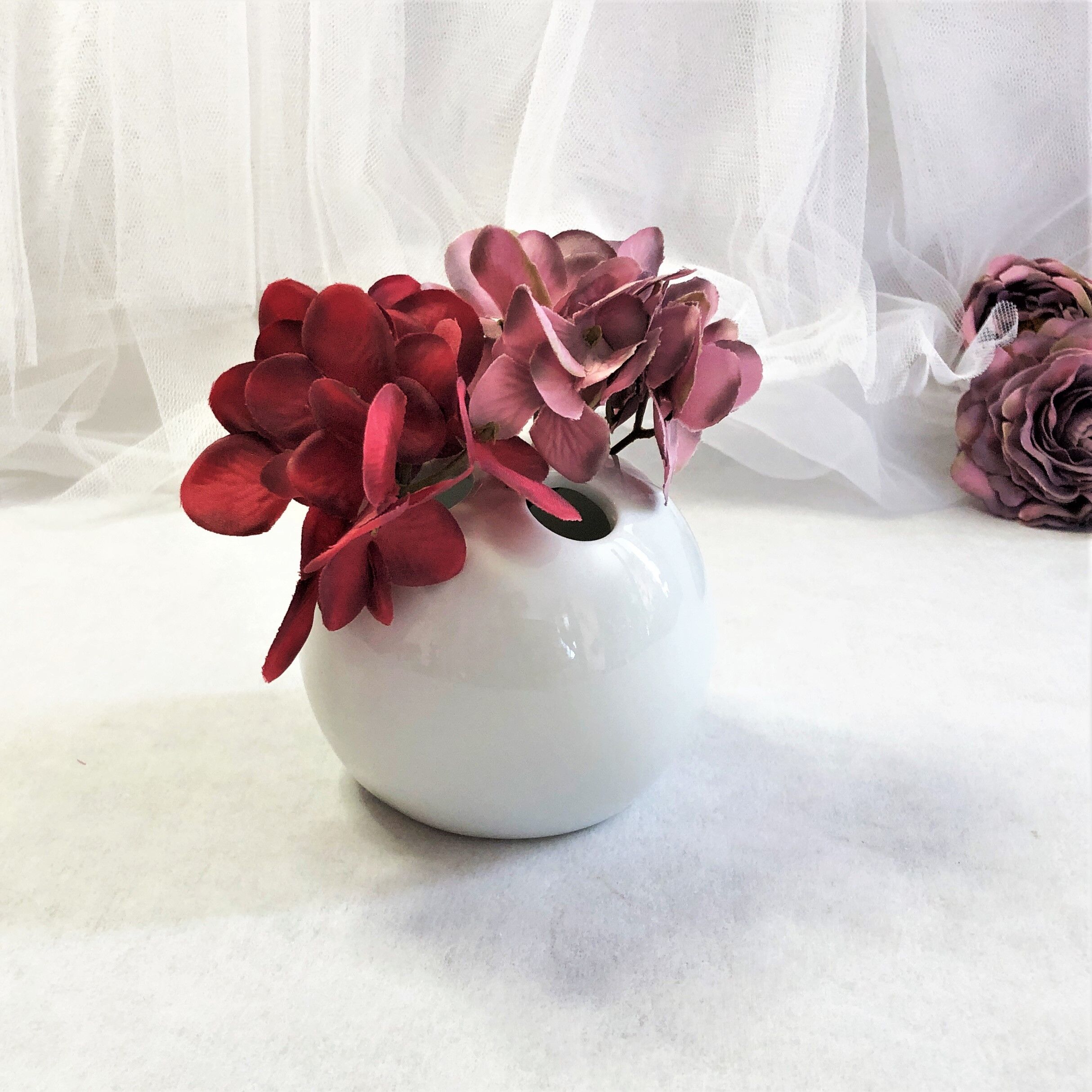 Bouquet maker vase soliflore porcelain