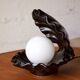 Vintage shell table lamp 80s