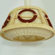 Scandinavian GDR wool en wooden hanging