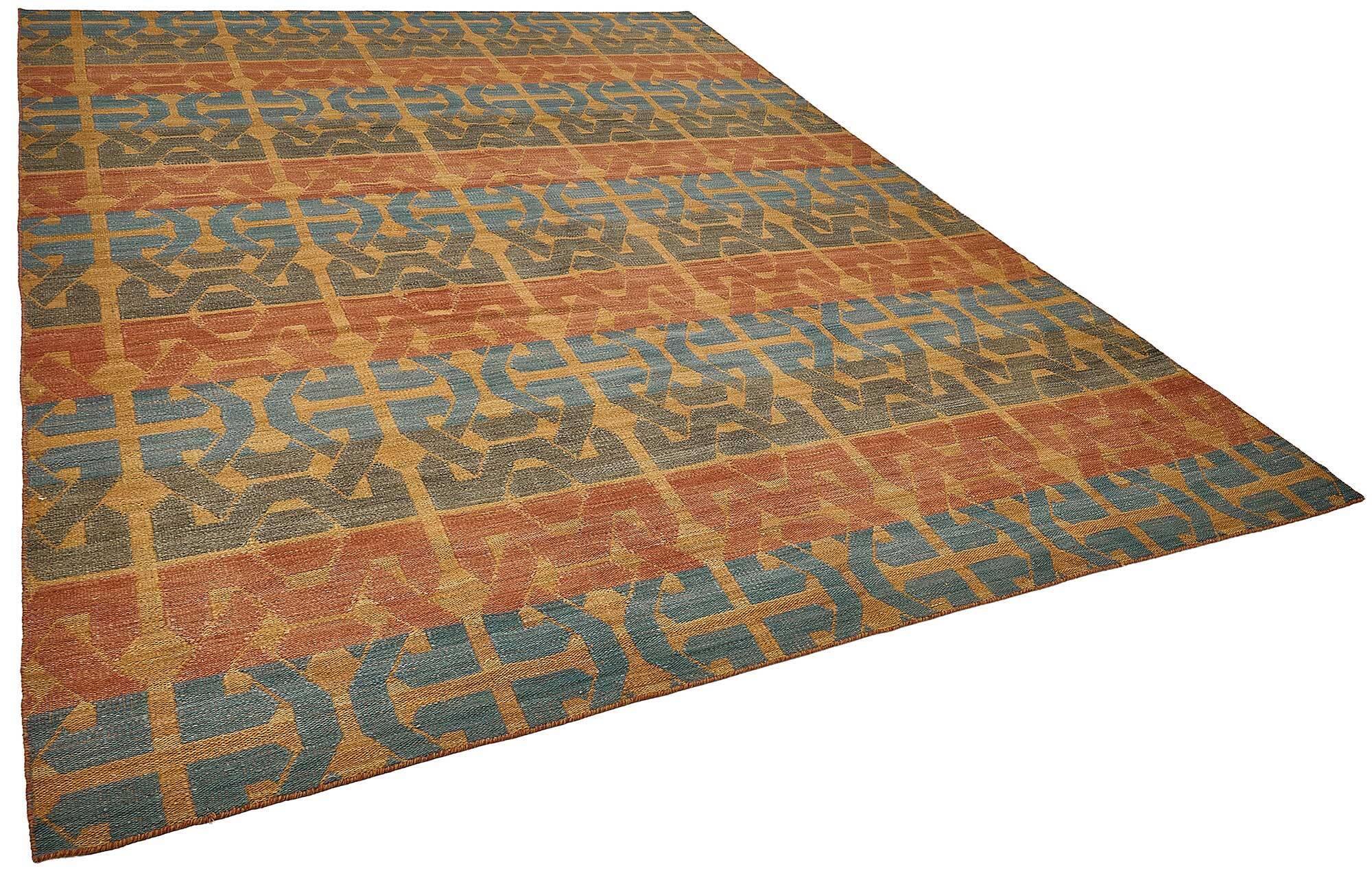 Contemporary Tribal Decorative Kilim 273 cm x 366 cm