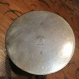 silver-plated teapot