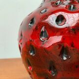 Strawberry pottery vase by Fratelli Fanciullacci for Bitossi, 1960s.