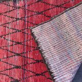 Red Boujad Moroccan rug - 95 x 235 cm