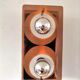 Double "disco" wall lamp by Jocelyne Trocmé for Oxar design 70s