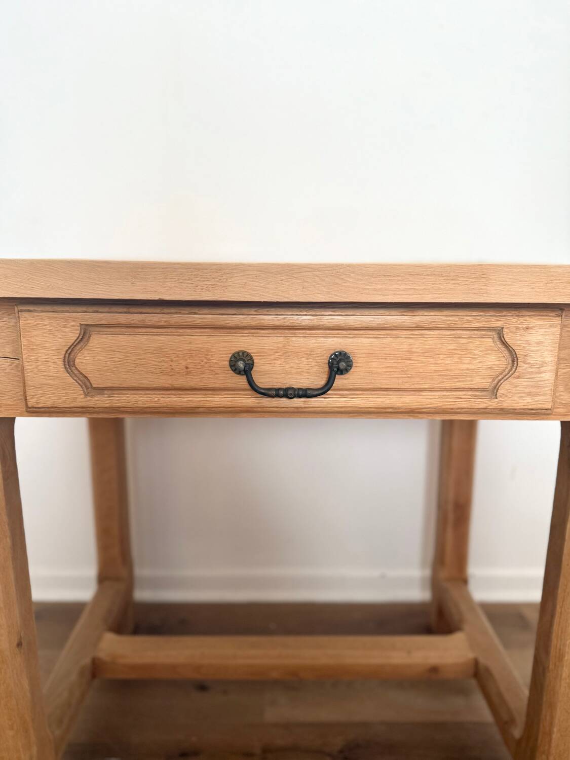 Small oak farmhouse table