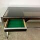 Metal and rosewood desk by Claude Gaillard for Ligne Roset 70'S