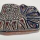 Vintage Scandinavian wall ceramic – Stylised hen – 1960s