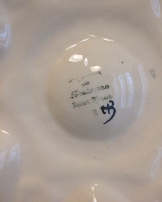 St. John's Earthenware Oyster Dish