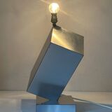 Vintage geometric lamp, 1970s design