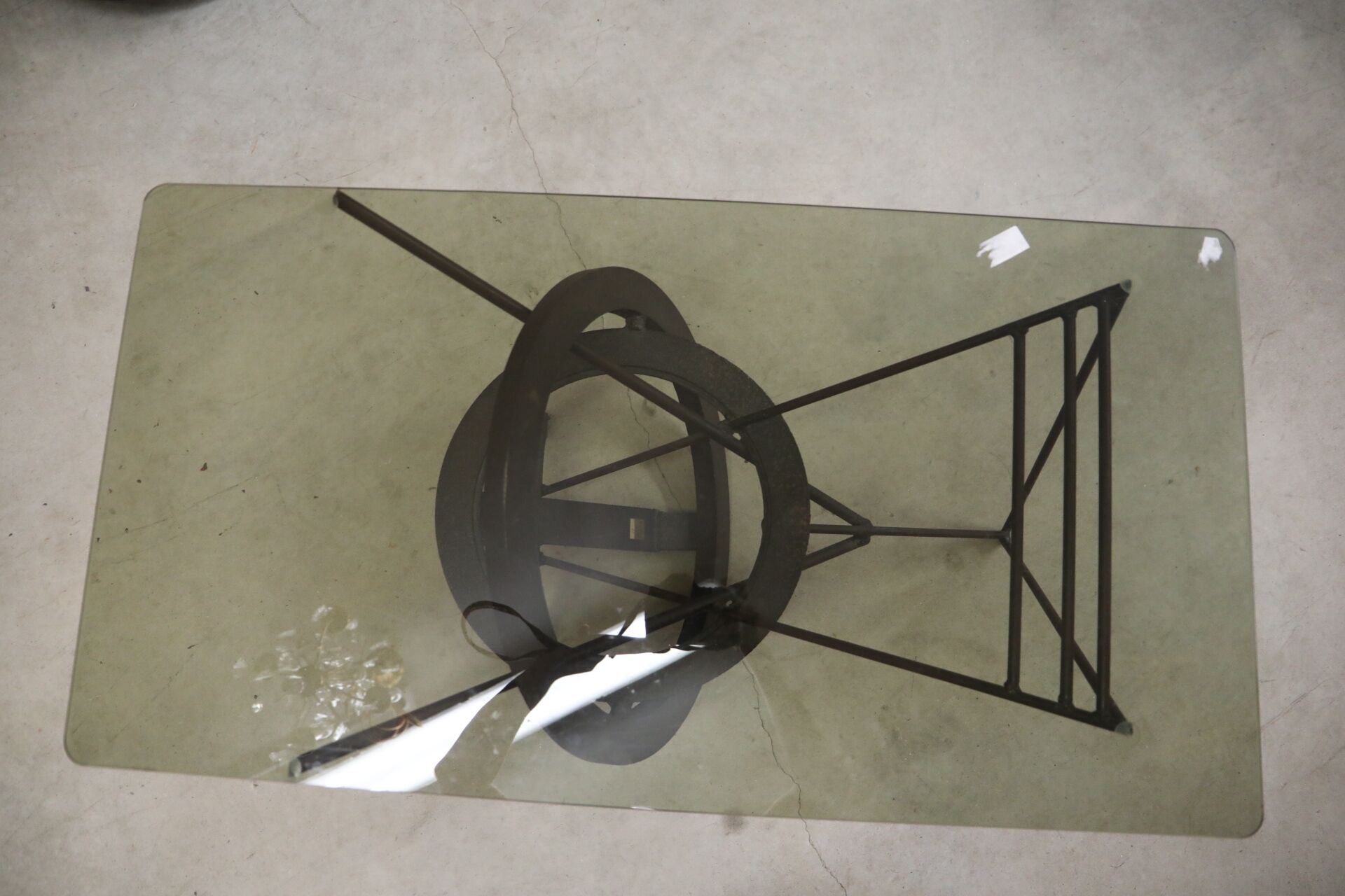 Industrial design coffee table