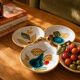 Italian ceramic aperitif serving bowl