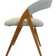 WK möbel style fauteuil / stoel in Teddy 'Mehlmels'
