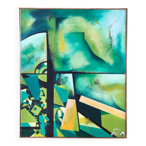 Didier  battistella (1963).les - toile