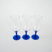Set of three glasses, Danish design, 1970s, manufactured in Denmark