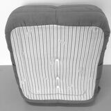 Set of grey microfiber Togo sofas designed by Michel Ducaroy 1973