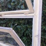 Wooden canopy 3 windows with bellows and abbatant
