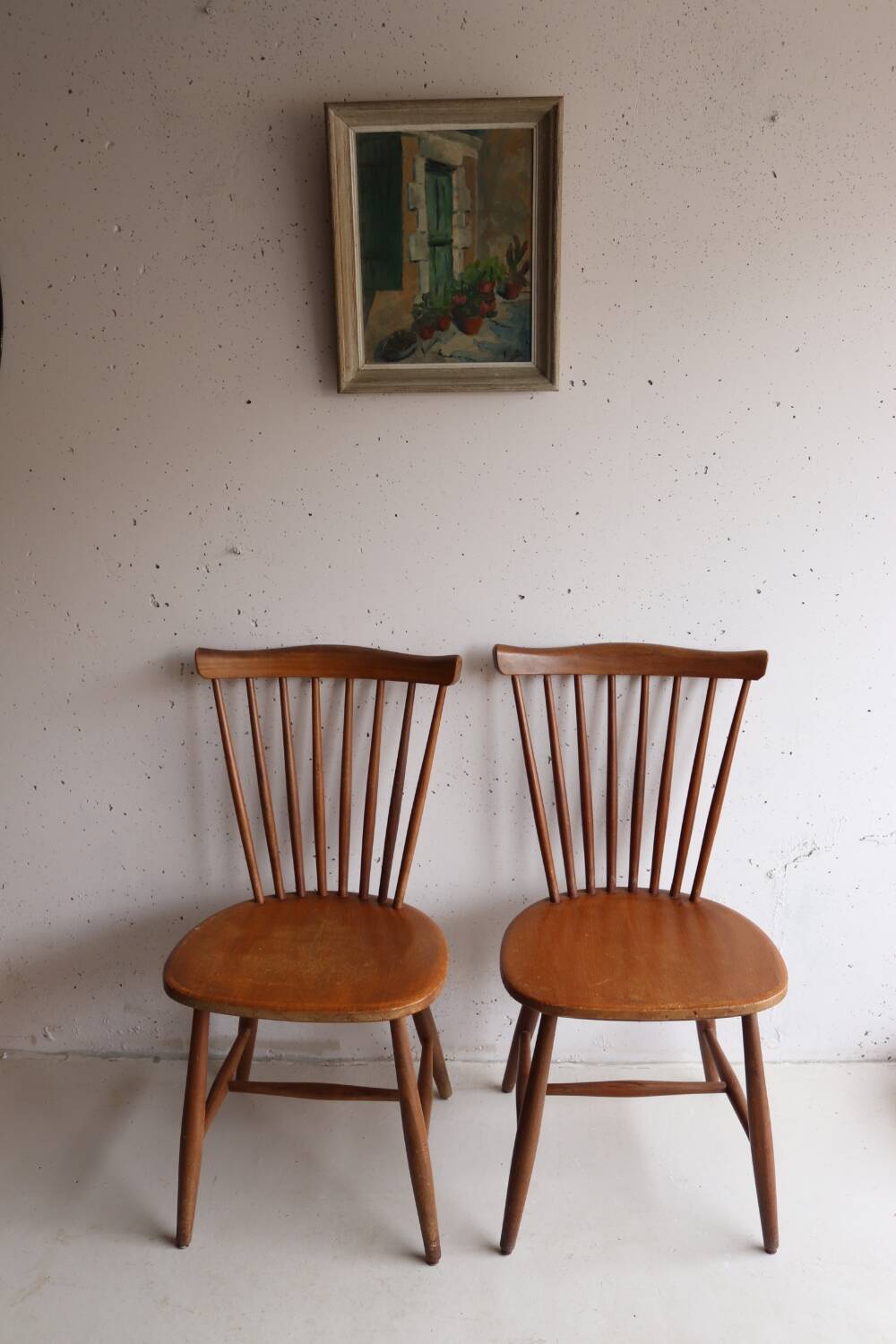 Two Scandinavian Chairs by Yngve Ekstrom for Pastoe 1960