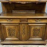 Louis XVI style projection sideboard in carved solid walnut