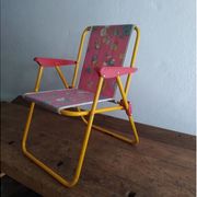 Foldable camping chair for vintage children