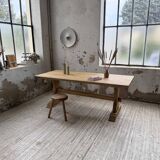 2m beech monastery table