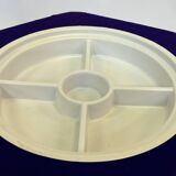 Vintage mushroom hocker or stool with storage compartment Netherlands 70's