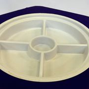 Vintage mushroom hocker or stool with storage compartment Netherlands 70's
