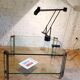 Table basse en verre et laiton par Peter Ghyczy, Pays-bas 1970