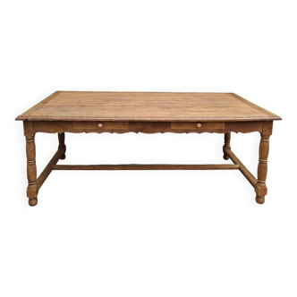 Grande table de ferme en chêne