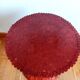Maugrion Roche Bobois prestige rattan wheat ear table 1980