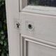 Communication door 1 translucent glass H233.5xL84.5cm old 20th century