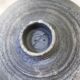 Bowl on a pedestal in raku - Michel Cohen