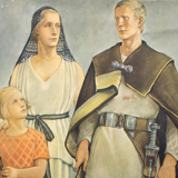 Poster "Germanic iron age suit" 1912