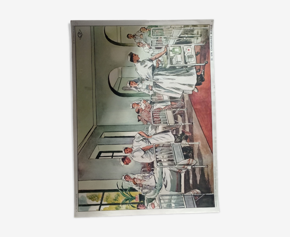 Affiche Hôpital ou champignons