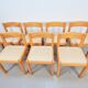 Vintage Pine Dining Chairs by Martin Visser for T Spectrum, 1960s, Set of 7
