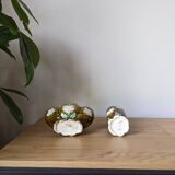 Pair of barbotine vases