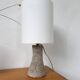 Lampe de bureau ou de table granit pierre sculptée 1970