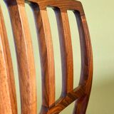 Set of 2 vintage Danish rosewood chairs 1974, Model 83, by Niels Moller