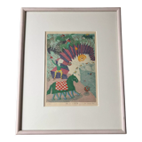 Lithographie originale, signée année 1980