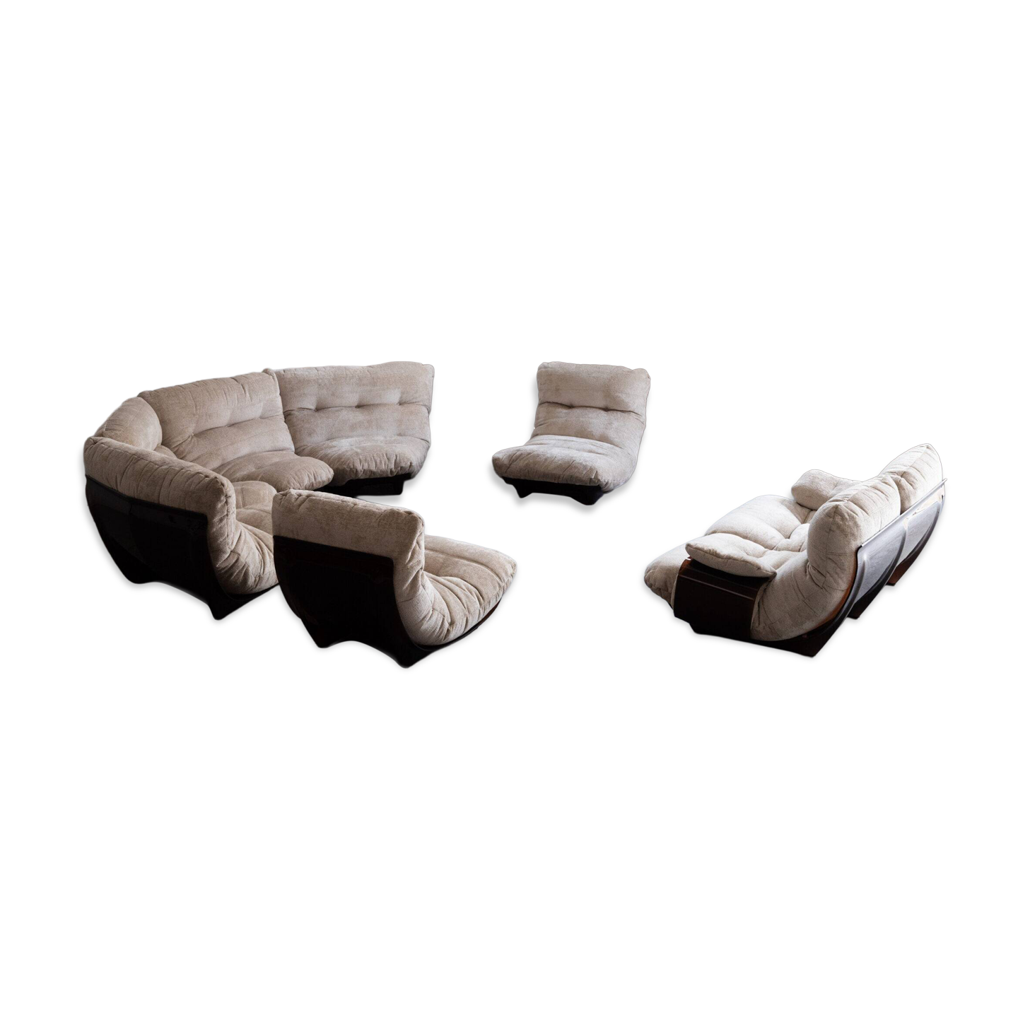 Canapé modulable 'Marsala' par Michael Ducaroy, 7 pièces