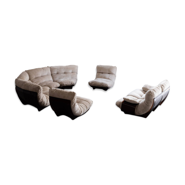 Canapé modulable 'Marsala' par Michael Ducaroy, 7 pièces