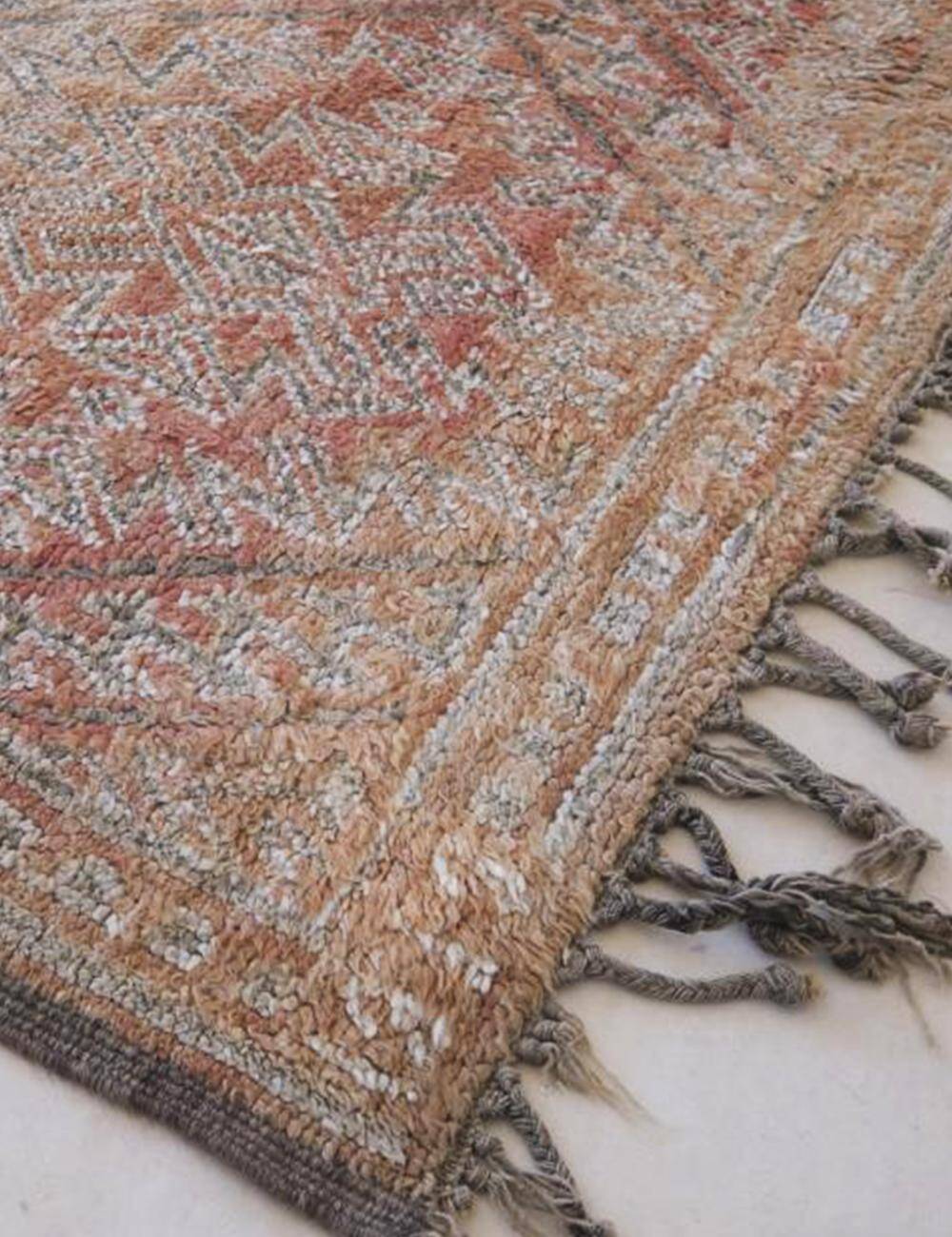 Terracotta Berber rug - 233 x 205 cm