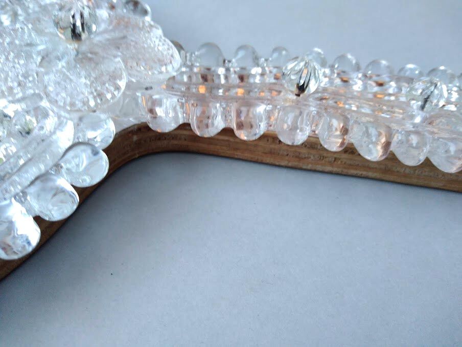 Mirror opposite main Venetian murano 17x32cm