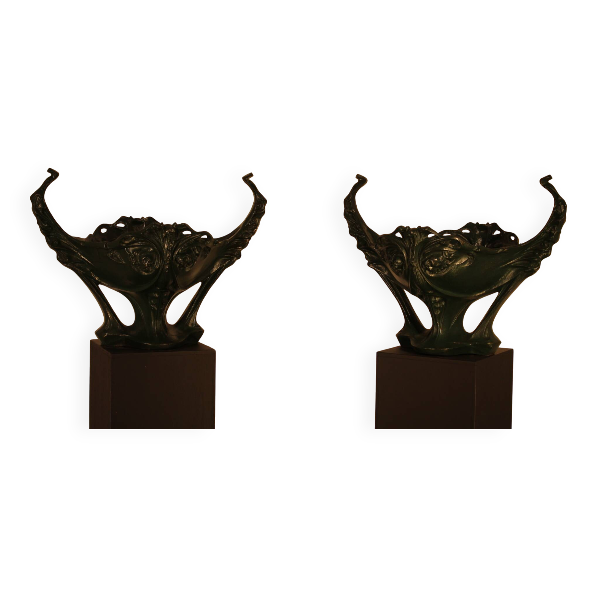 Pair of planters by Hector Guimard