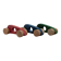 Trio de voitures de course vintage en bois