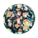 Flower pattern tray