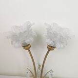 Double bronze sconce