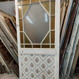 Porte vitrée en pitchpin