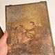 Antique Courteous Mirror Hanging Gallant Scene 19th Century Barber Chainette